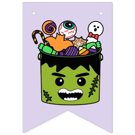 Niedliches Halloween Kids Party Supplier Wimpelkette (Zweite Fahne)