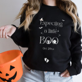 Niedliches Halloween-Kinderankündigung Schwangersc Sweatshirt