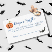 Niedliches Halloween-Kinderduschdiplom Begleitkarte