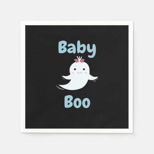 Niedliches Halloween-Kindergeschenk für Baby Boo Serviette (Vorderseite)