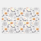 Niedliches Halloween-Kostüm Kinder Geschenkpapier Set (Vorderseite 3)