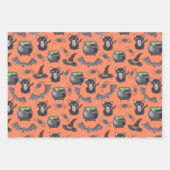 Niedliches Halloween-Kostüm Kinder Geschenkpapier Set (Vorderseite 2)