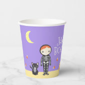 Niedliches Halloween-Kostüm Kinder Pappbecher (Vorderseite)