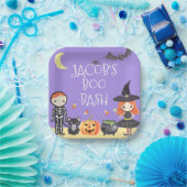 Niedliches Halloween-Kostüm Kinder Pappteller (Party)