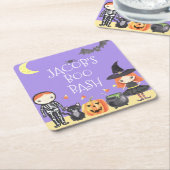 Niedliches Halloween-Kostüm Kinder Rechteckiger Pappuntersetzer (angewinkelt)