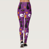 Niedliches Halloween-Kostüm-Party Leggings (Rückseite)