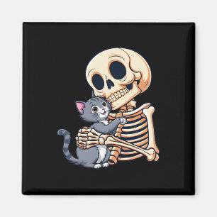 Niedliches Halloween-Kostümkatze Magnet