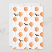 Niedliches Halloween-KostümParty Einladung (Rückseite)