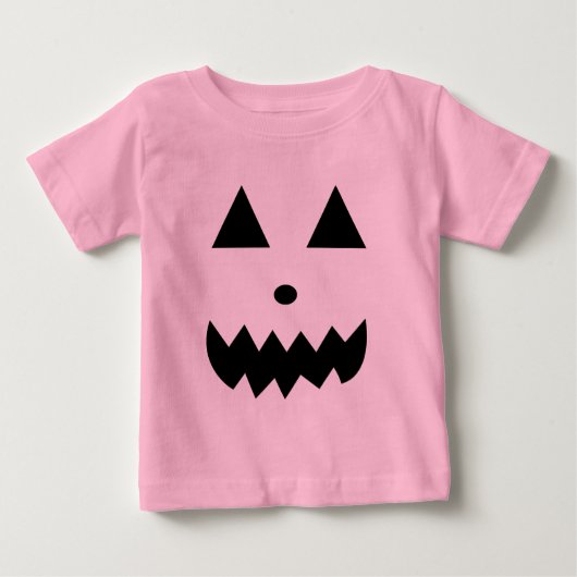 Niedliches Halloween-Kürbis Baby T-shirt (Vorderseite)