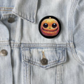 Niedliches Halloween-Kürbisgefecht Button (Beispiel)