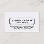 Niedliches Halloween-Kürbismuster Visitenkarte (Rückseite)