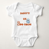 Niedliches Halloween-LiL Boo-Thang Baby Strampler (Vorderseite)