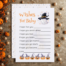 Niedliches Halloween Little Boo wünscht sich ein B Einladung