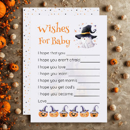 Niedliches Halloween Little Boo wünscht sich ein B Einladung