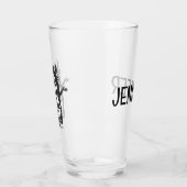 Niedliches Halloween-Monster Glas (Links)