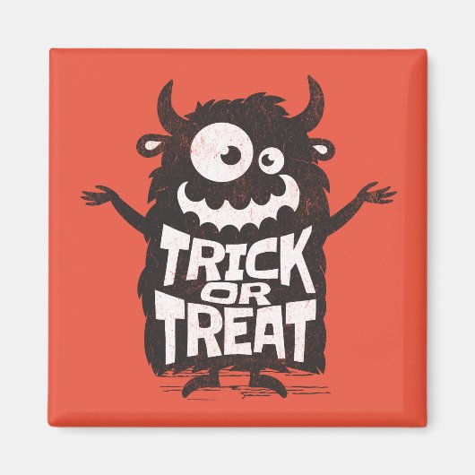 Niedliches Halloween-Monster Magnet (Vorne)