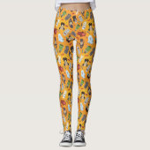 Niedliches Halloween-Monster-Muster Leggings (Vorderseite)