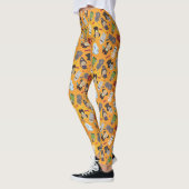 Niedliches Halloween-Monster-Muster Leggings (Links)