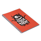 Niedliches Halloween-Monster Notizblock (Rechte Seite)