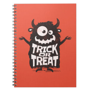 Niedliches Halloween-Monster Notizblock