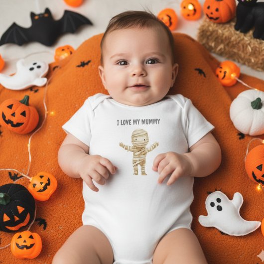 Niedliches Halloween-Monsterkinder Baby Strampler