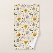 Niedliches Halloween-Muster Badhandtuch Set (Handtuch)