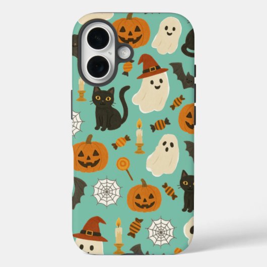 Niedliches Halloween-Muster Case-Mate iPhone Hülle (Rückseite)