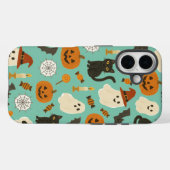 Niedliches Halloween-Muster Case-Mate iPhone Hülle (Rückseite (Horizontal))
