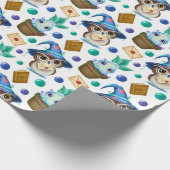 Niedliches Halloween-Muster Geschenkpapier (Ecke)