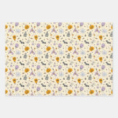 Niedliches Halloween-Muster Geschenkpapier Set (Vorderseite)