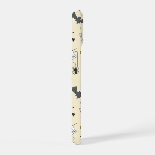 Niedliches Halloween-Muster iPhone 15 Hülle (Rechte Seite)