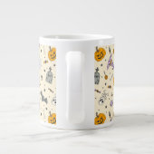 Niedliches Halloween-Muster Jumbo-Tasse (Rückseite)