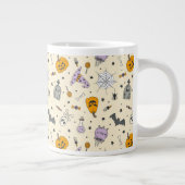 Niedliches Halloween-Muster Jumbo-Tasse (Rechts)