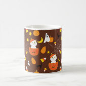 Niedliches Halloween-Muster Kaffeetasse (Mittel)