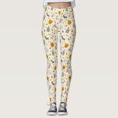 Niedliches Halloween-Muster Leggings (Vorderseite)