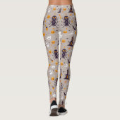 Niedliches Halloween-Muster Leggings (Rückseite)