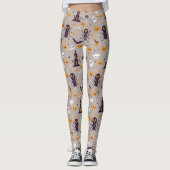 Niedliches Halloween-Muster Leggings (Vorderseite)