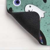 Niedliches Halloween-Muster Mousepad (Ecke)