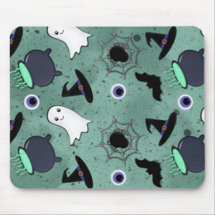 Niedliches Halloween-Muster Mousepad