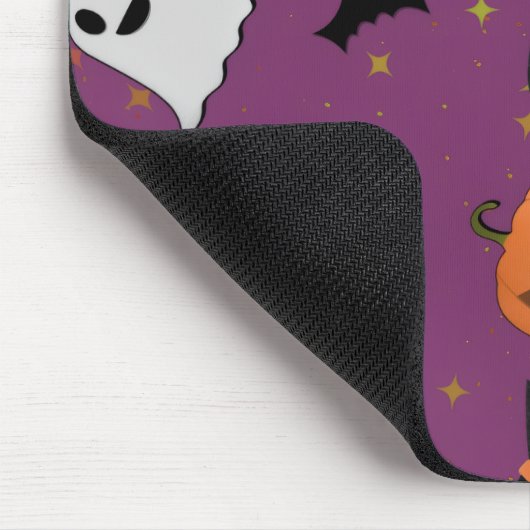Niedliches Halloween-Muster Mousepad (Ecke)