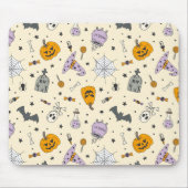 Niedliches Halloween-Muster Mousepad (Vorne)