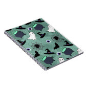 Niedliches Halloween-Muster Notizblock (Rechte Seite)