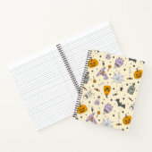 Niedliches Halloween-Muster Notizblock (Innenseite)