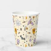 Niedliches Halloween-Muster Pappbecher (Rechts)