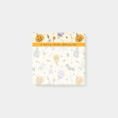 Niedliches Halloween-Muster Post-it Klebezettel (Vorderseite)