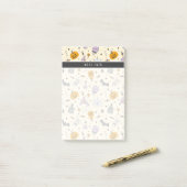 Niedliches Halloween-Muster Post-it Klebezettel (Auf Schreibtisch)