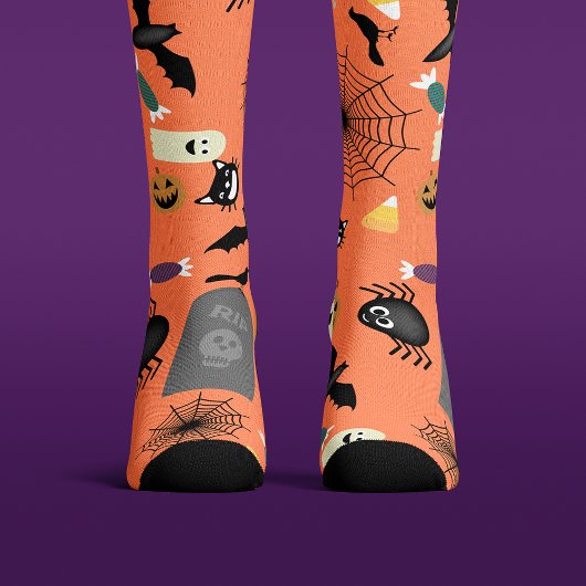 Niedliches Halloween-Muster Socken
