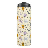 Niedliches Halloween-Muster Thermosbecher (Vorderseite)