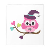 Niedliches Halloween Notizblock (Vorderseite)