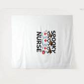 Niedliches Halloween Nurse Ghosts Cartoon Classic Wandteppich (Vorderseite (Horizontal))